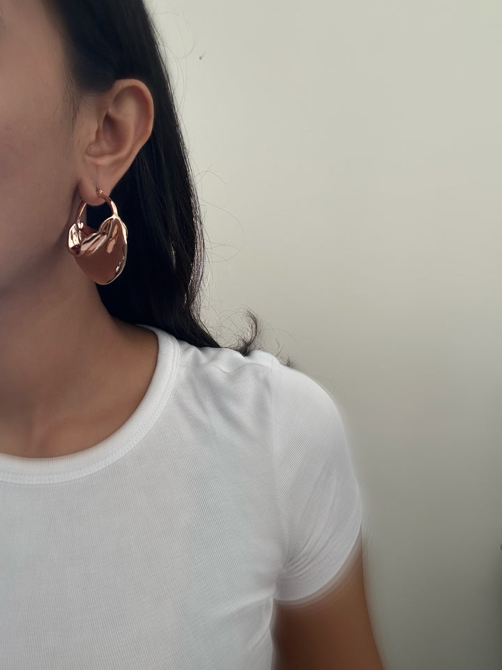 Molted Hoop Earrings