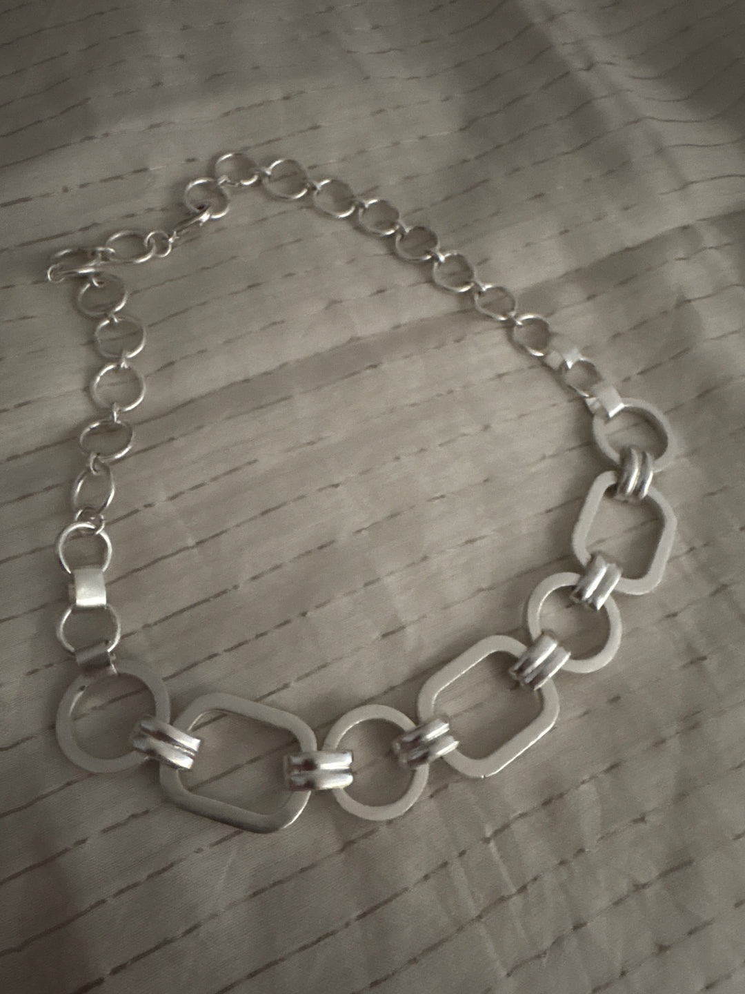 Vanco silver link Necklace