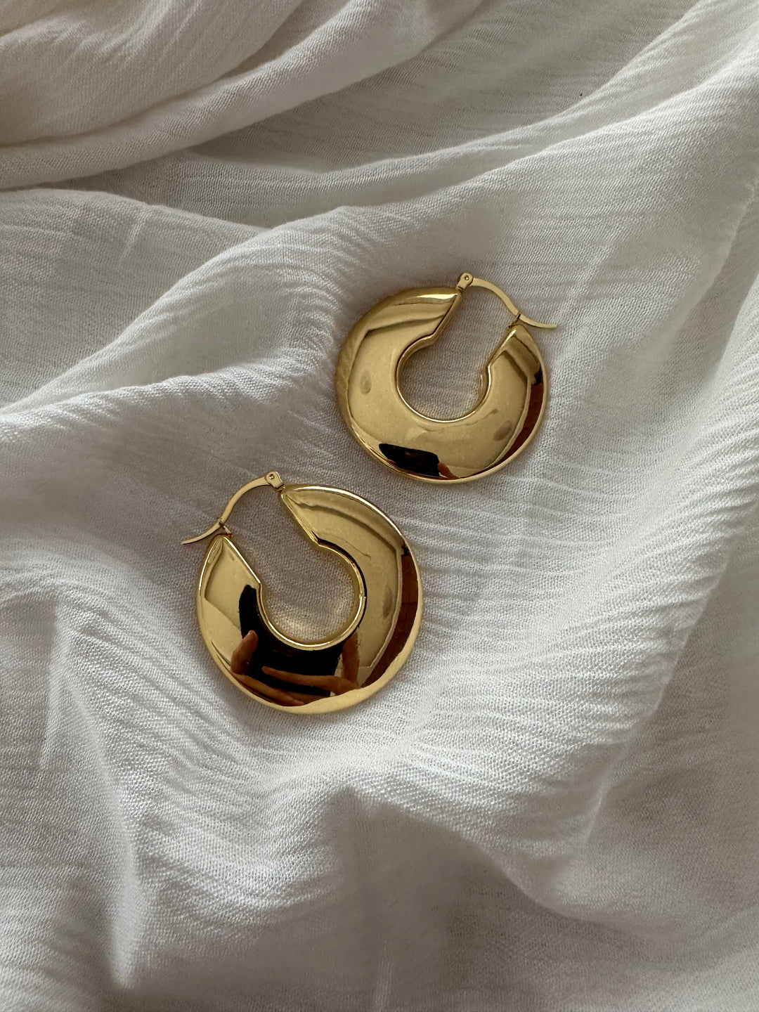 Chunky Ben Hoop Earrings