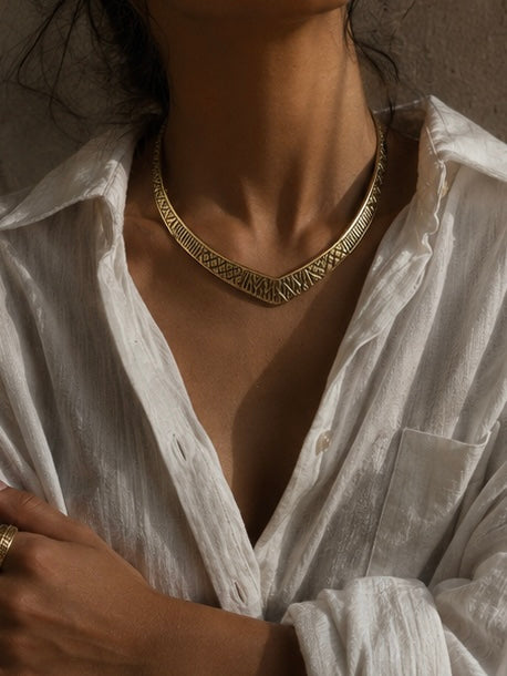 Egyptian hasli necklace
