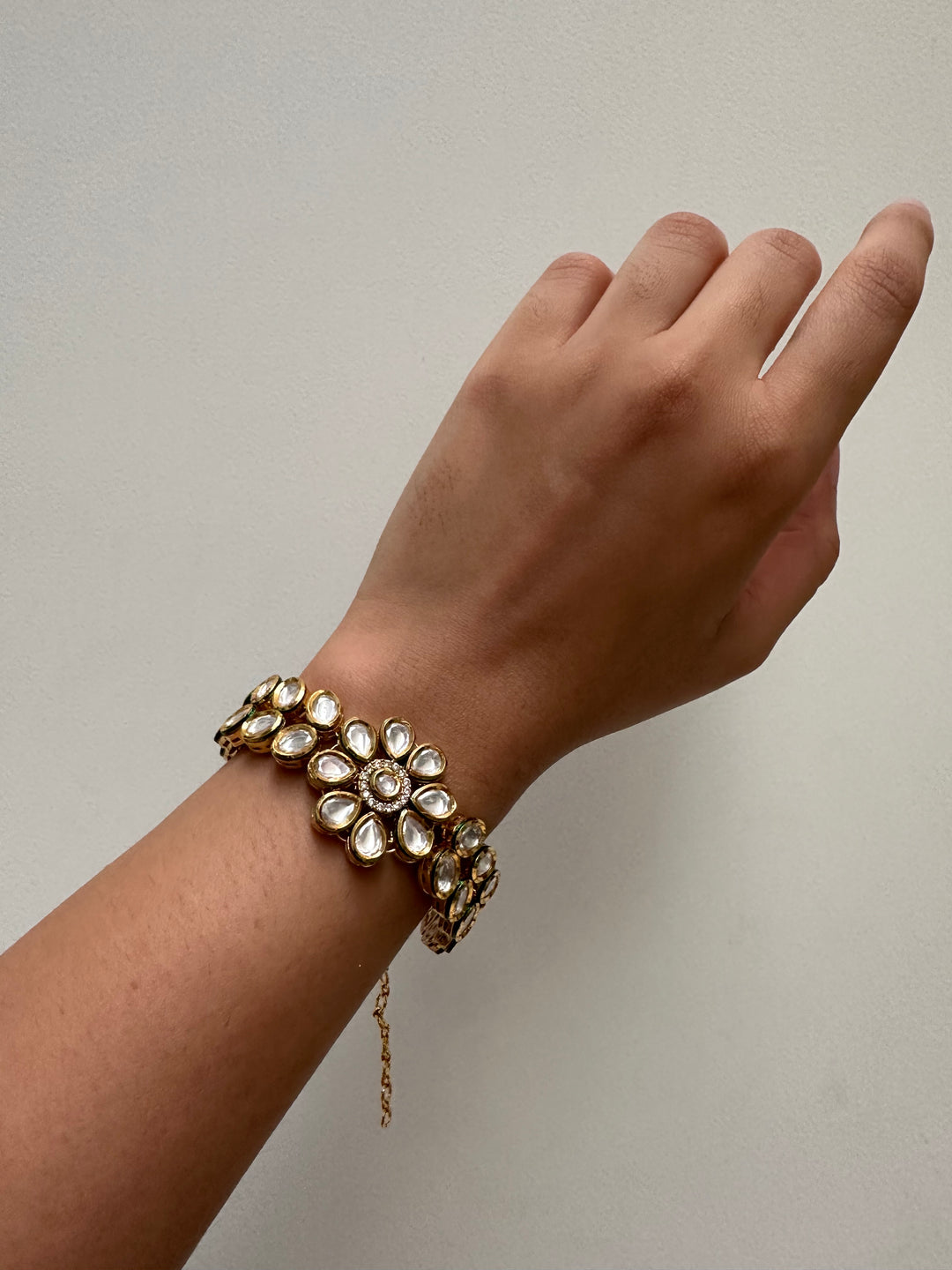 Flower petal bracelet