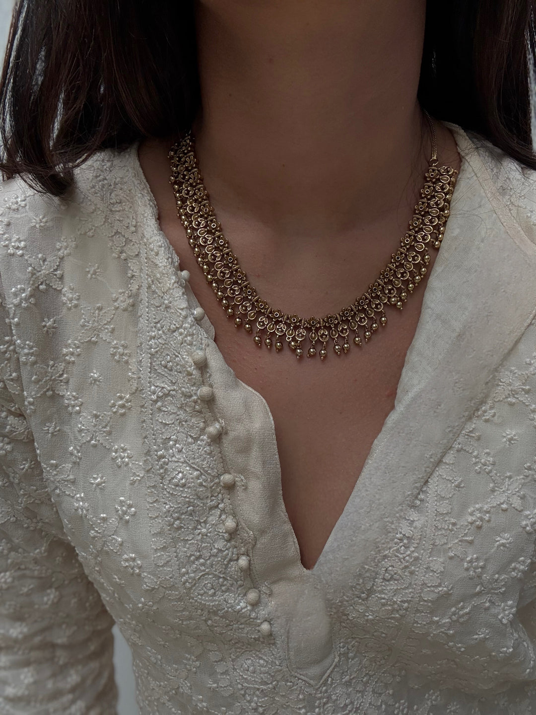 Rudrakshi devi necklace set