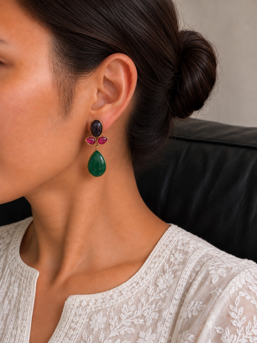Shazia drop earrings