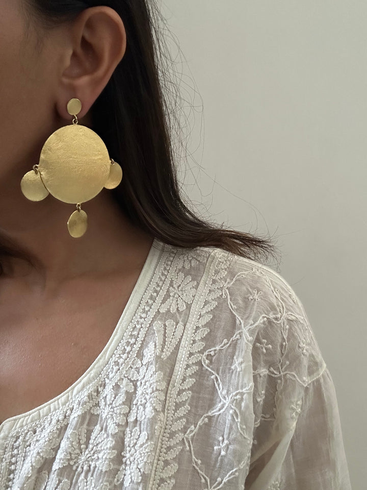 Bold ladoo earrings