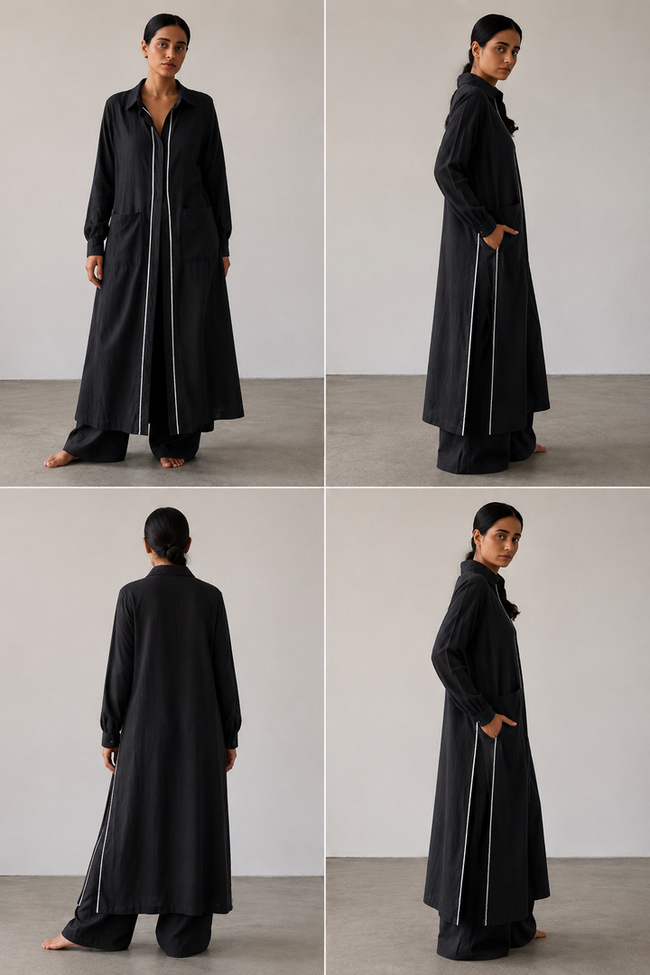 Amaya black kurta set