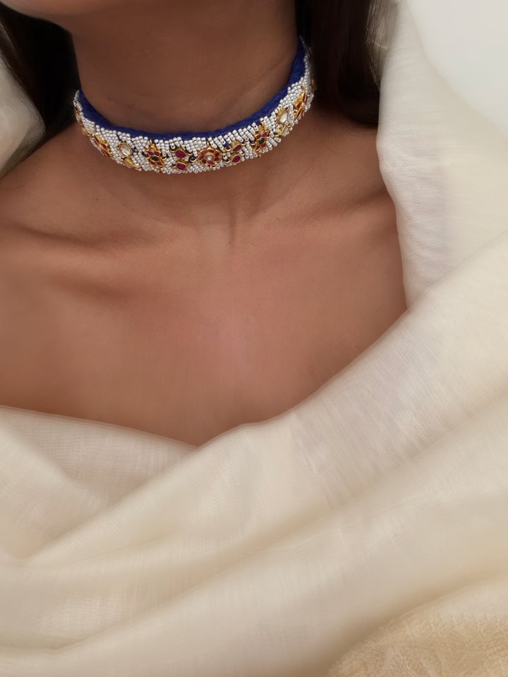 Bhajeo tanjore antique necklace