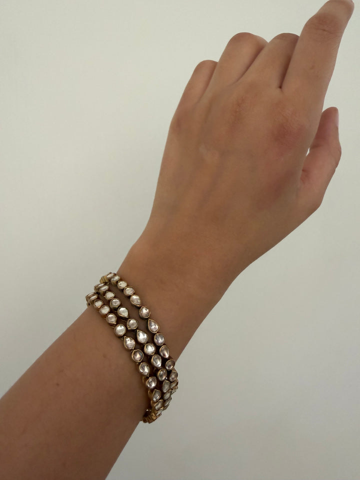 Antique jadau bangle bracelet