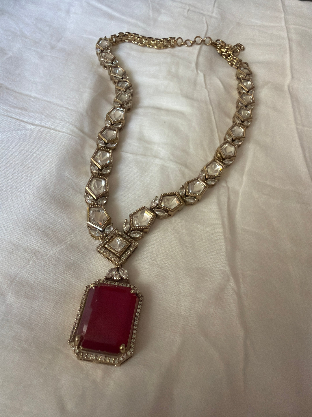 Aisha red necklace
