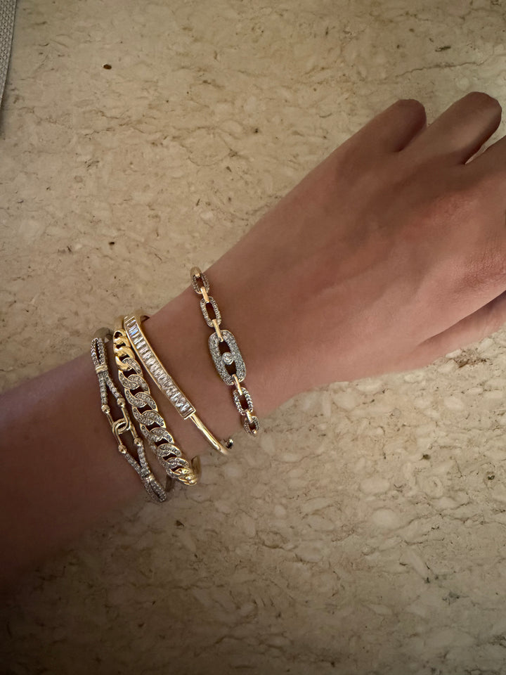 Blingy stack of bracelet