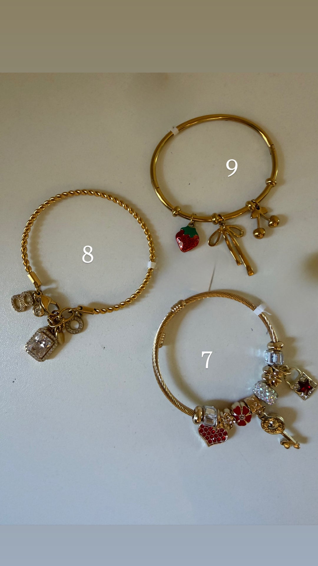 Mediterranean charm bracelet