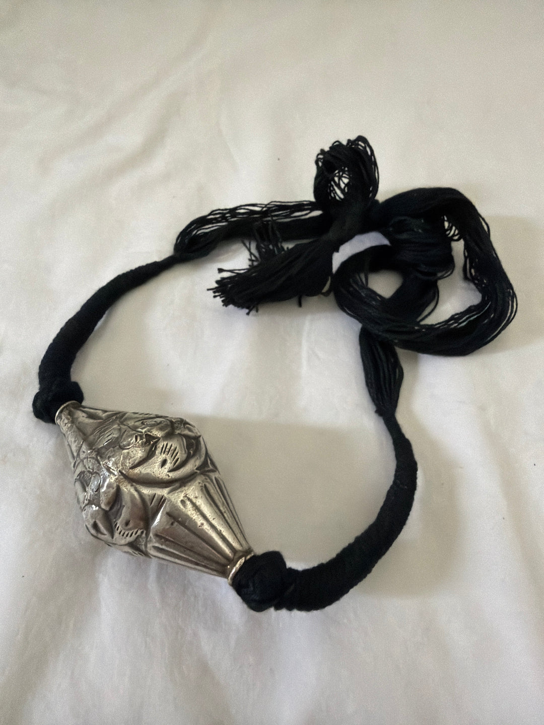 Totem silver necklace