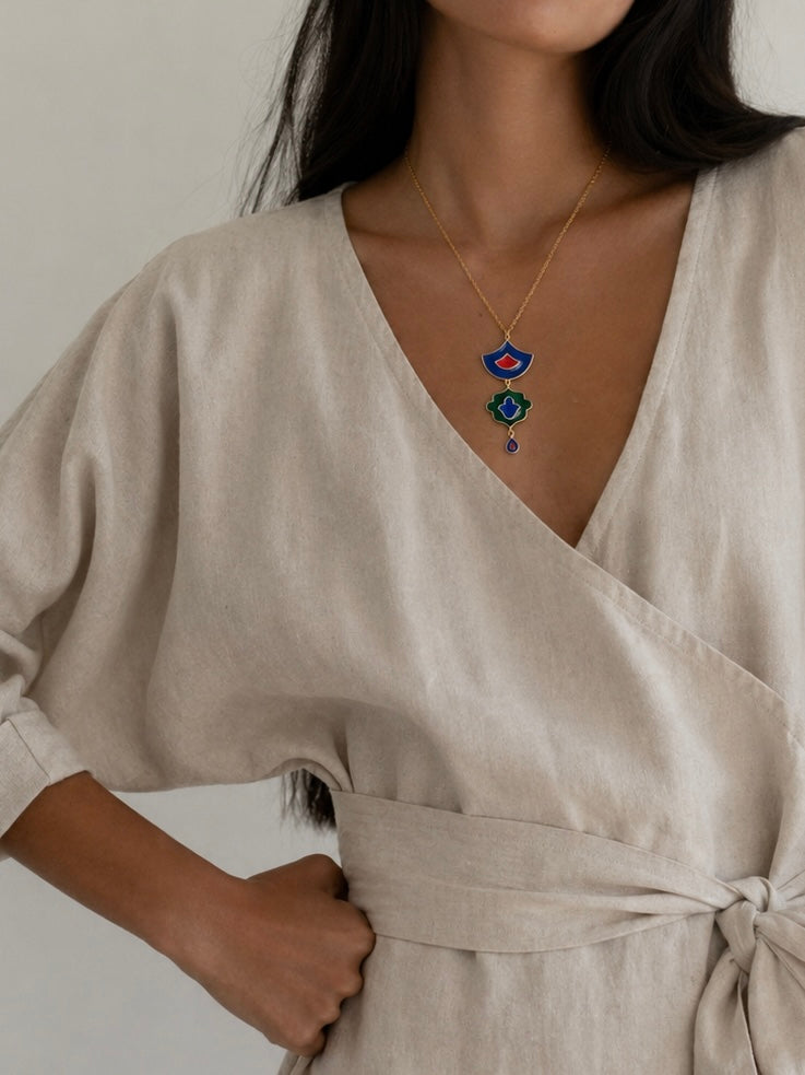 Jaipur art deco necklace