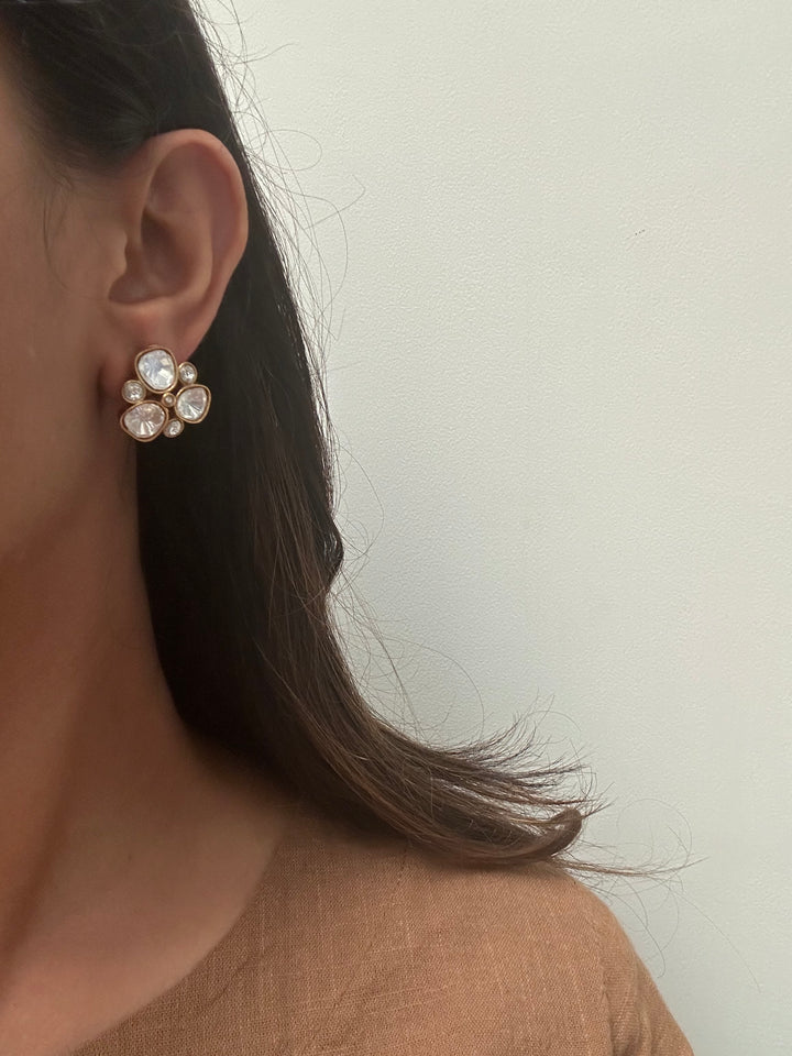 Laya Floral Stud Earrings