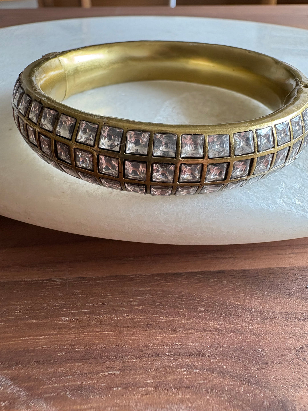 Antique Kundan Bracelet Stack