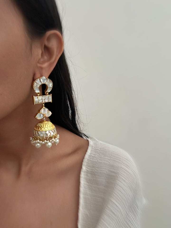 Milky Kusum Earrings