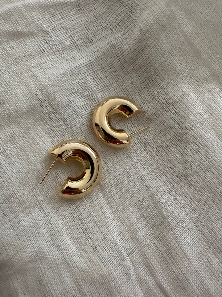 Everyday Chunky Hoop Earrings