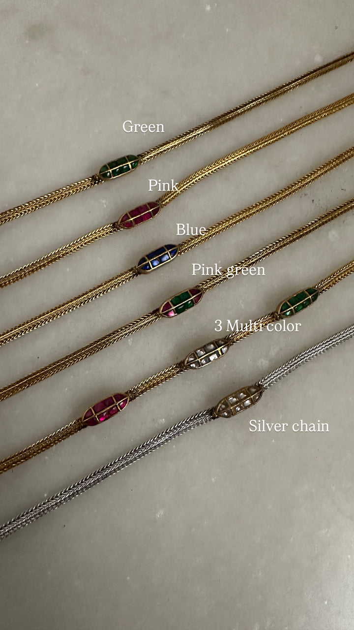 Modern age Tabeez choker necklace