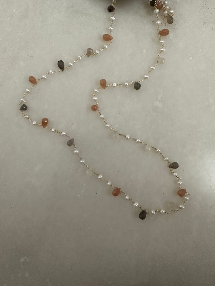 Summer Quartz String Necklace