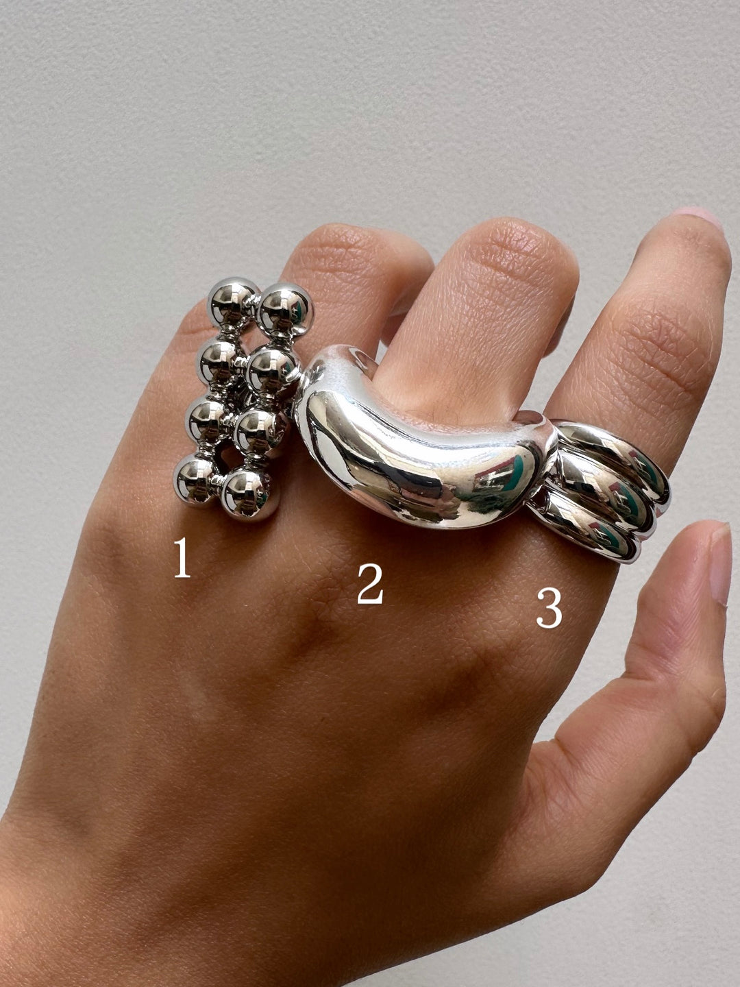 Silver eva ring