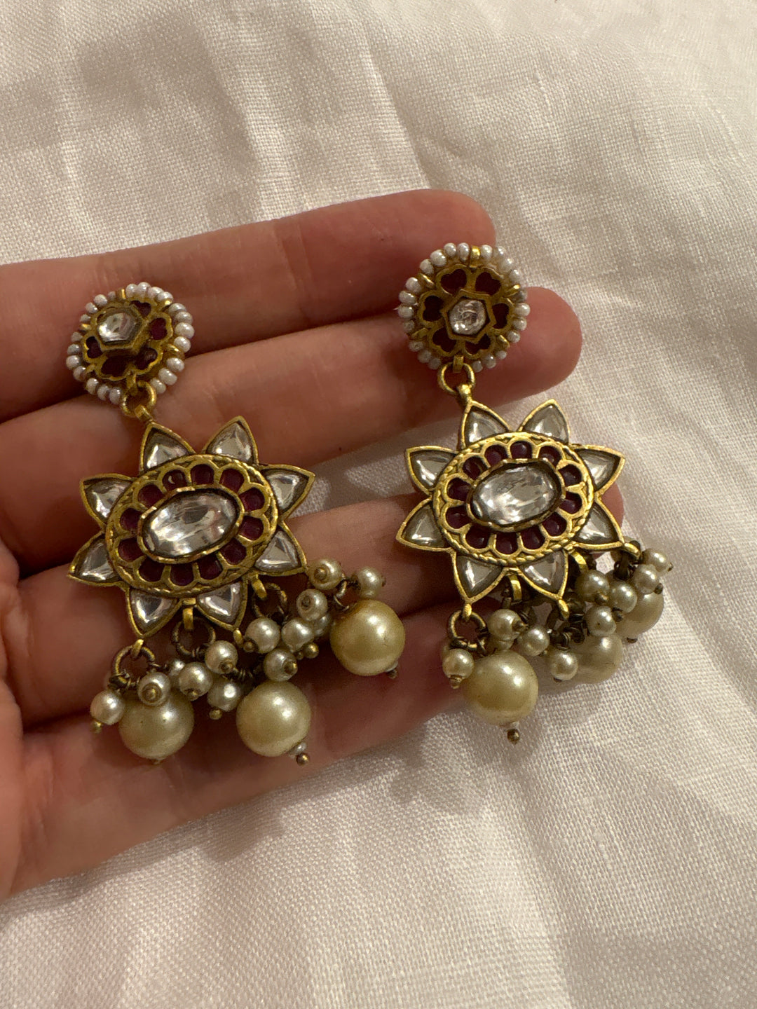 sunflower long strand necklace set