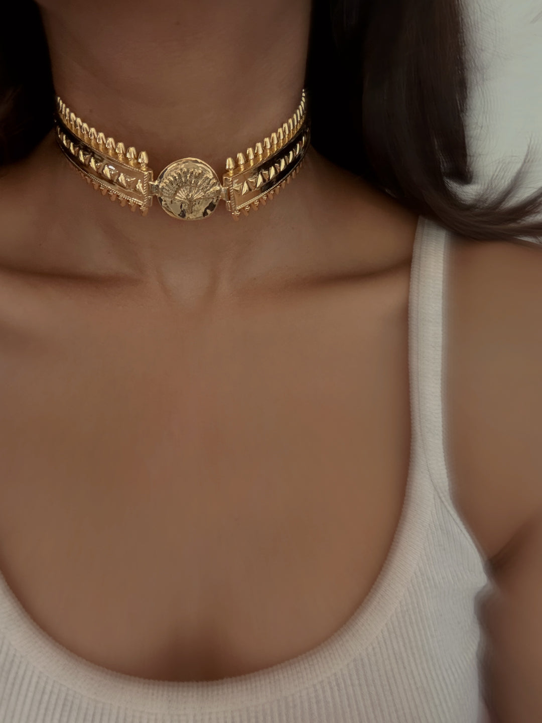 Swarna palmseve necklace