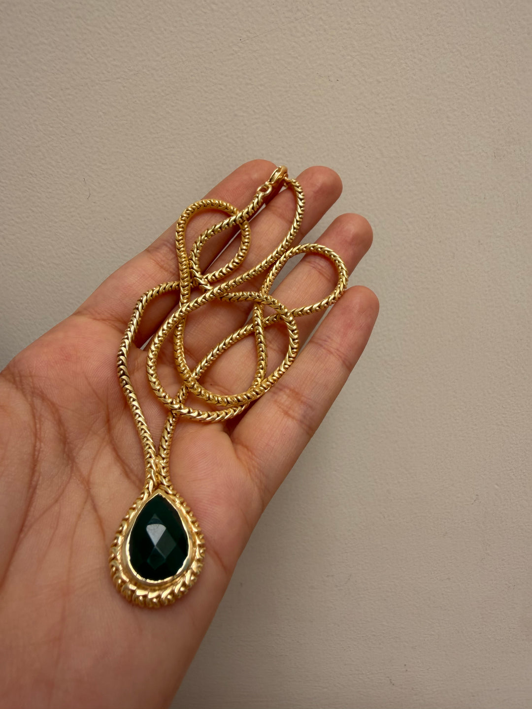 Muse tear drop necklace