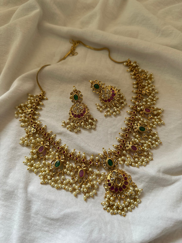 Guttapusalu temple necklace set
