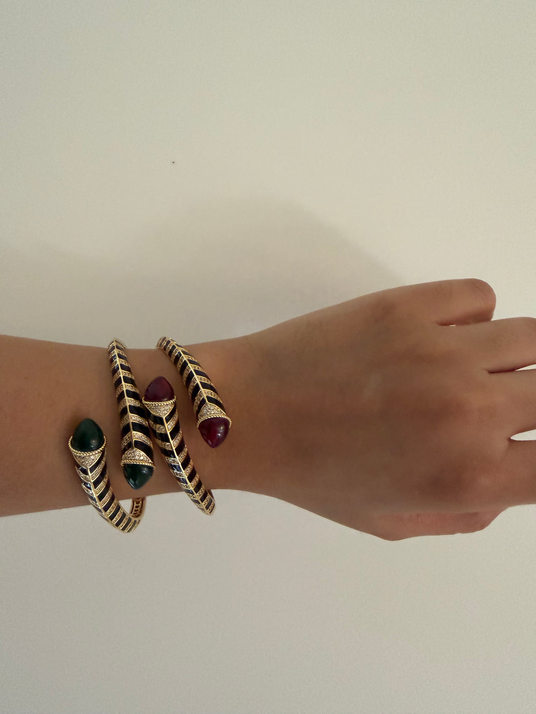 Riviera striped bracelet