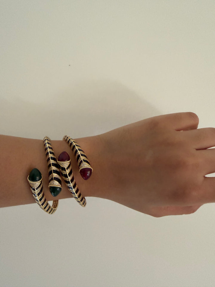 Riviera striped bracelet