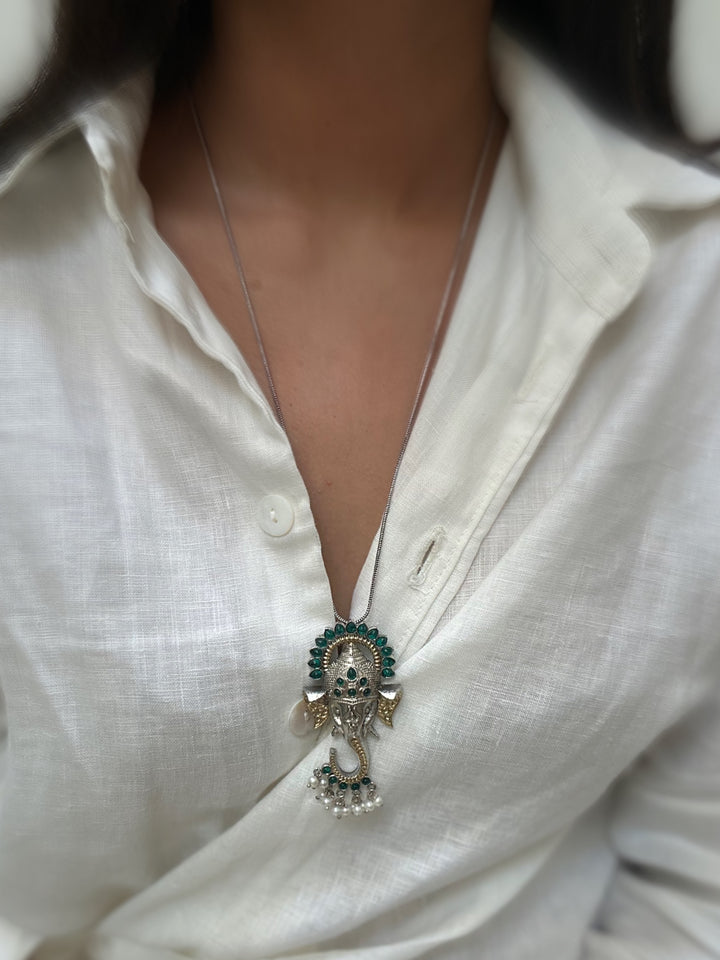 Ganesha tribe necklace set