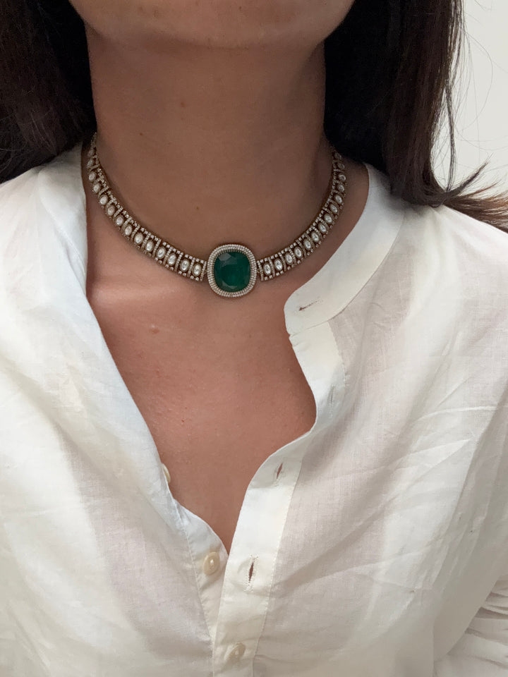 Elsa Emerald Necklace