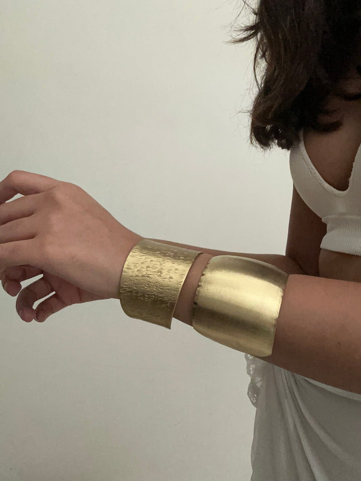 Bold Gold Cuff Bracelet