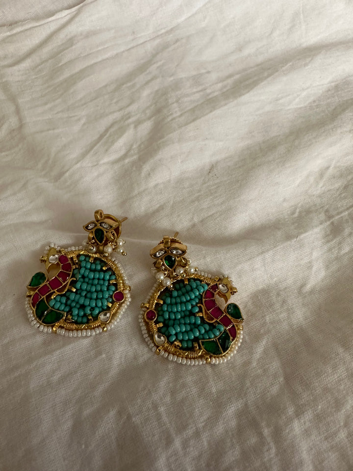 Kashida Tanjore Earrings