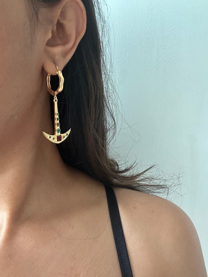 Anchor heirloom earrings