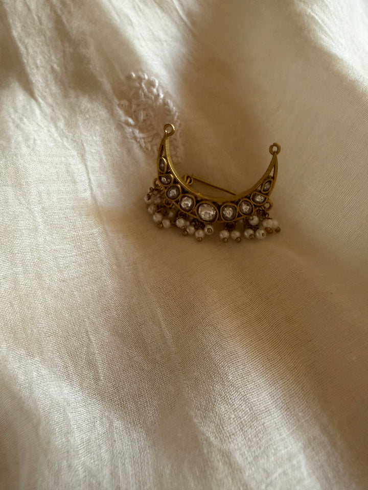 Chand jadau pin brooche