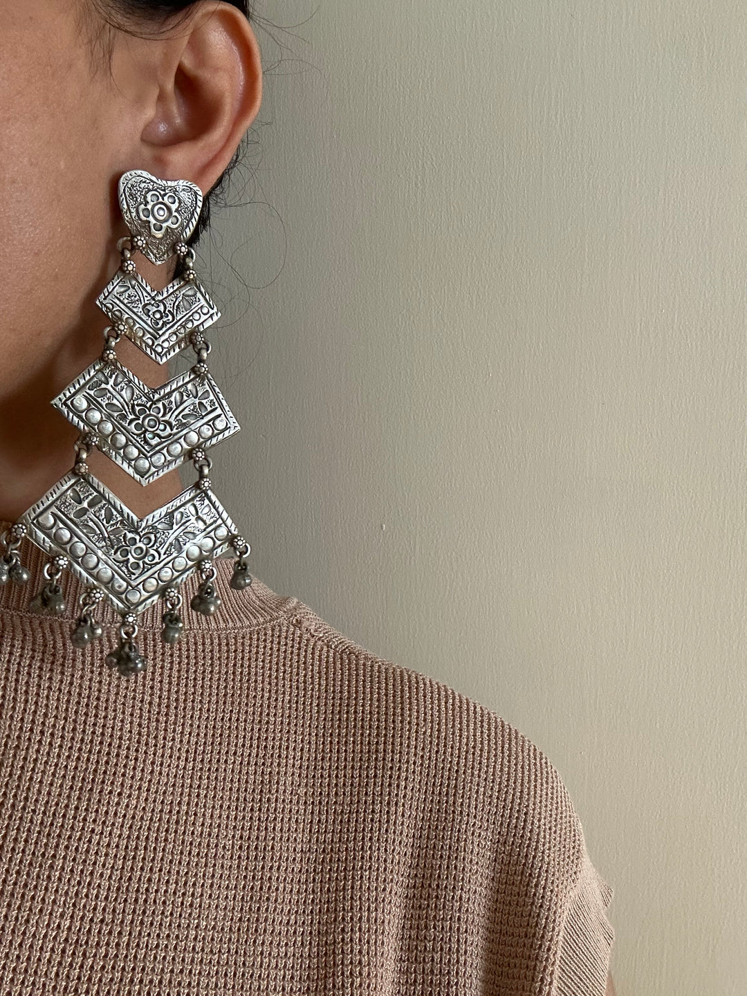 Manan tribe earrings