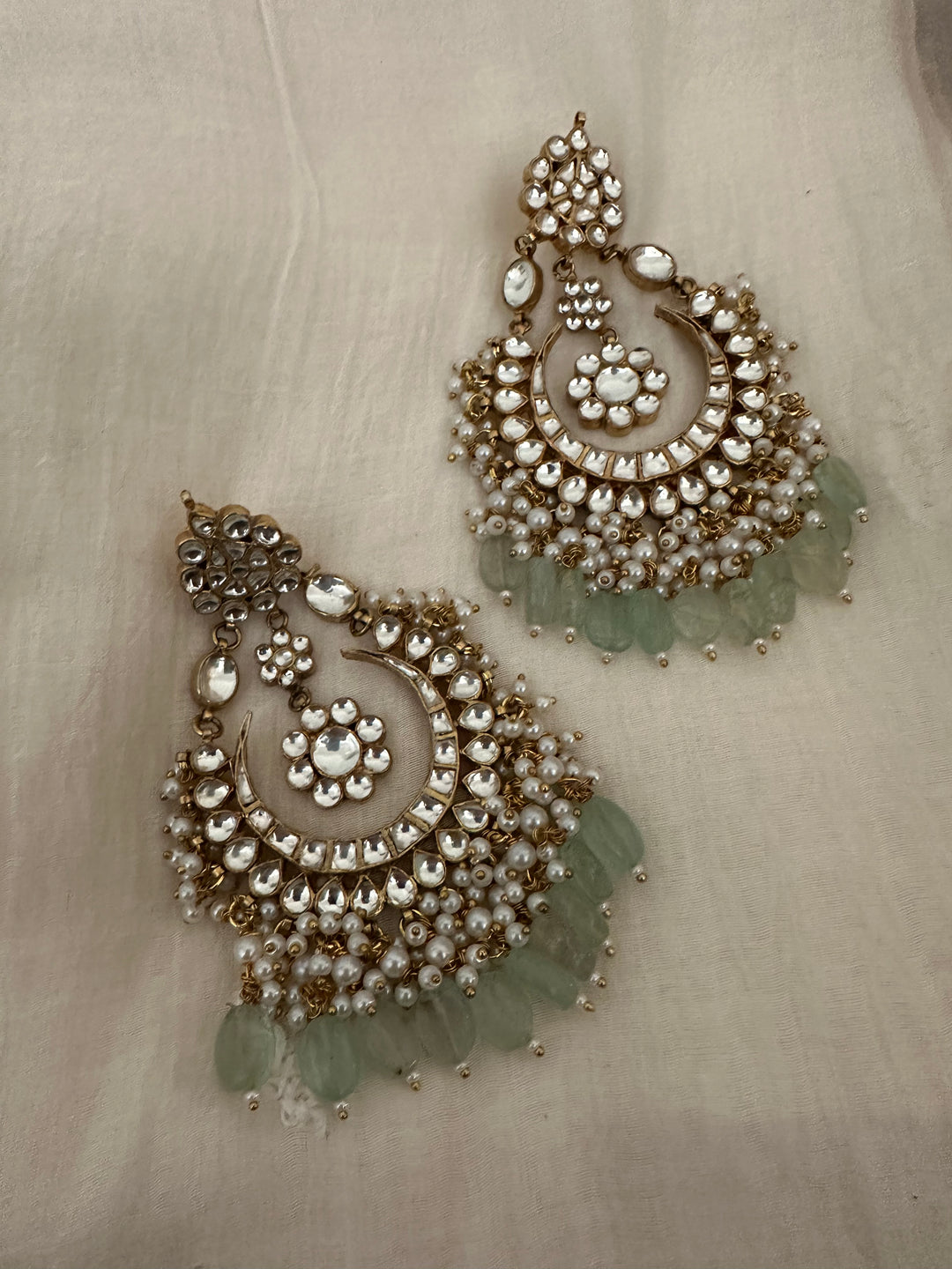 Sanika green earrings