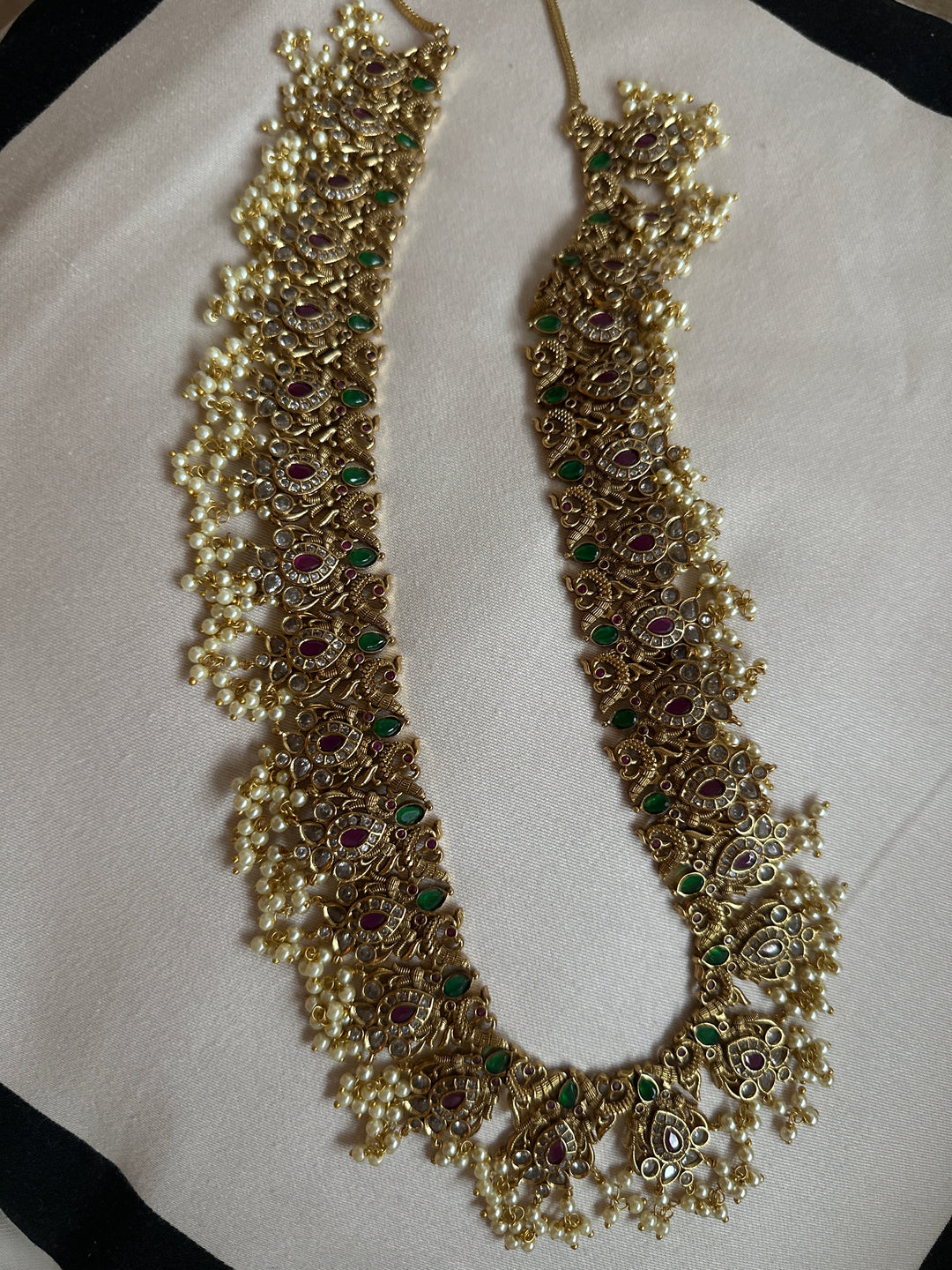 Madhya temple necklace set