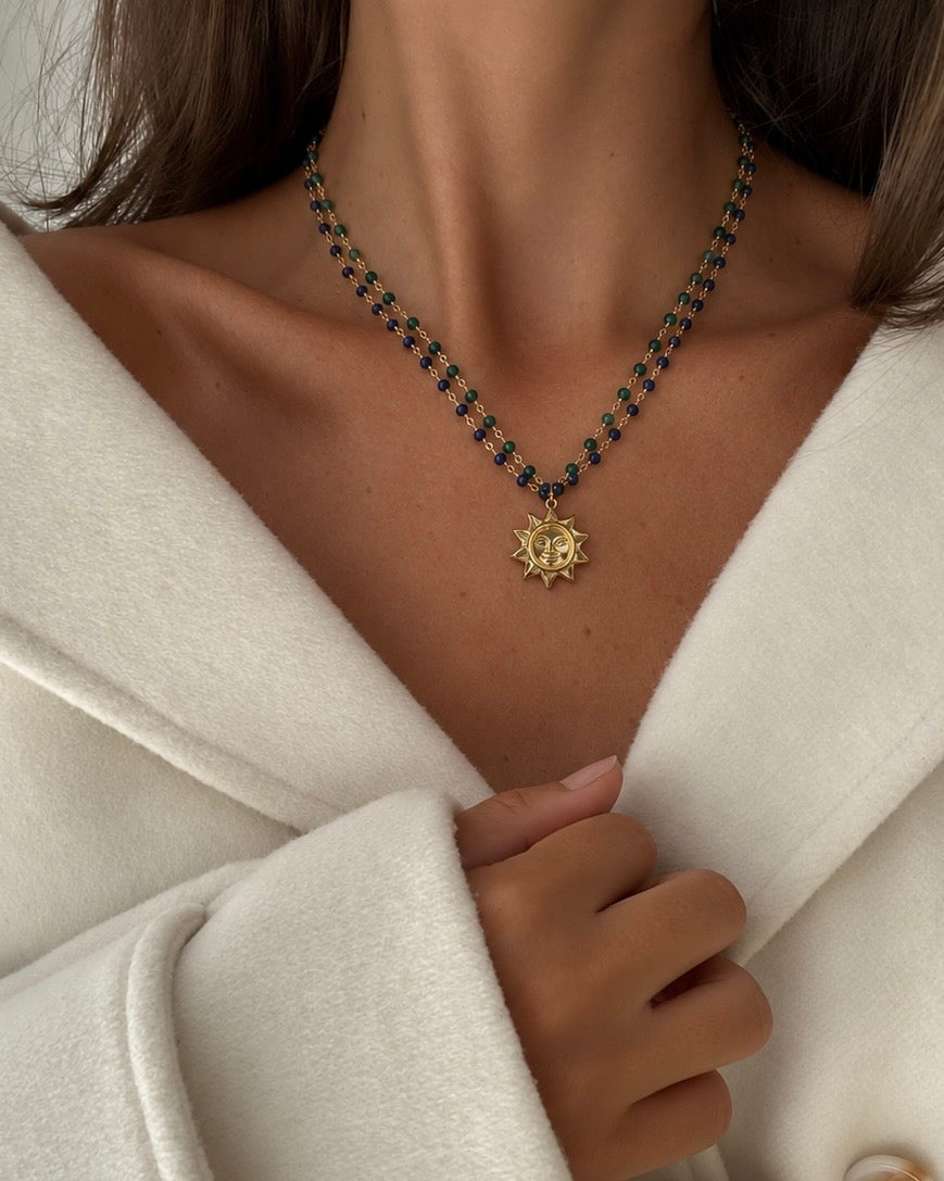 Surya sawai stone necklace
