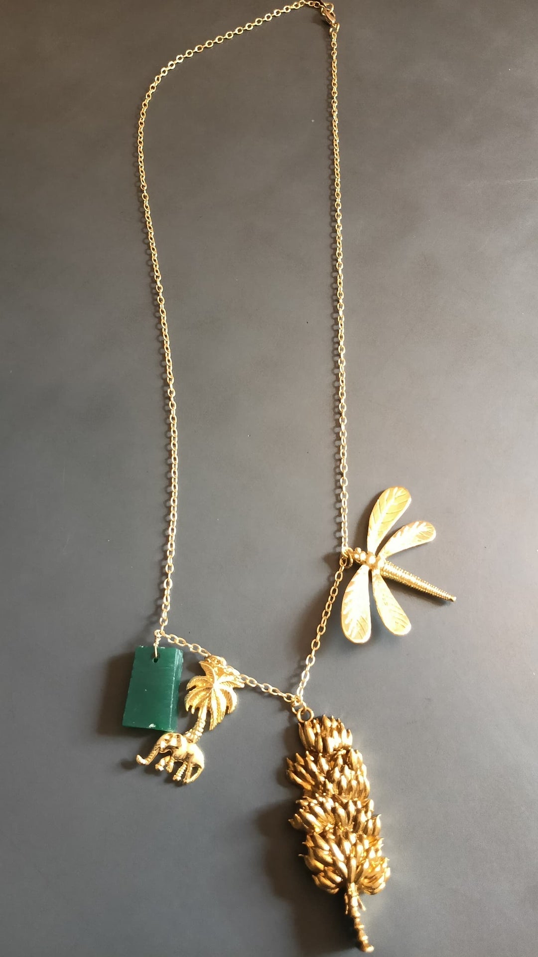Holiday charm necklace