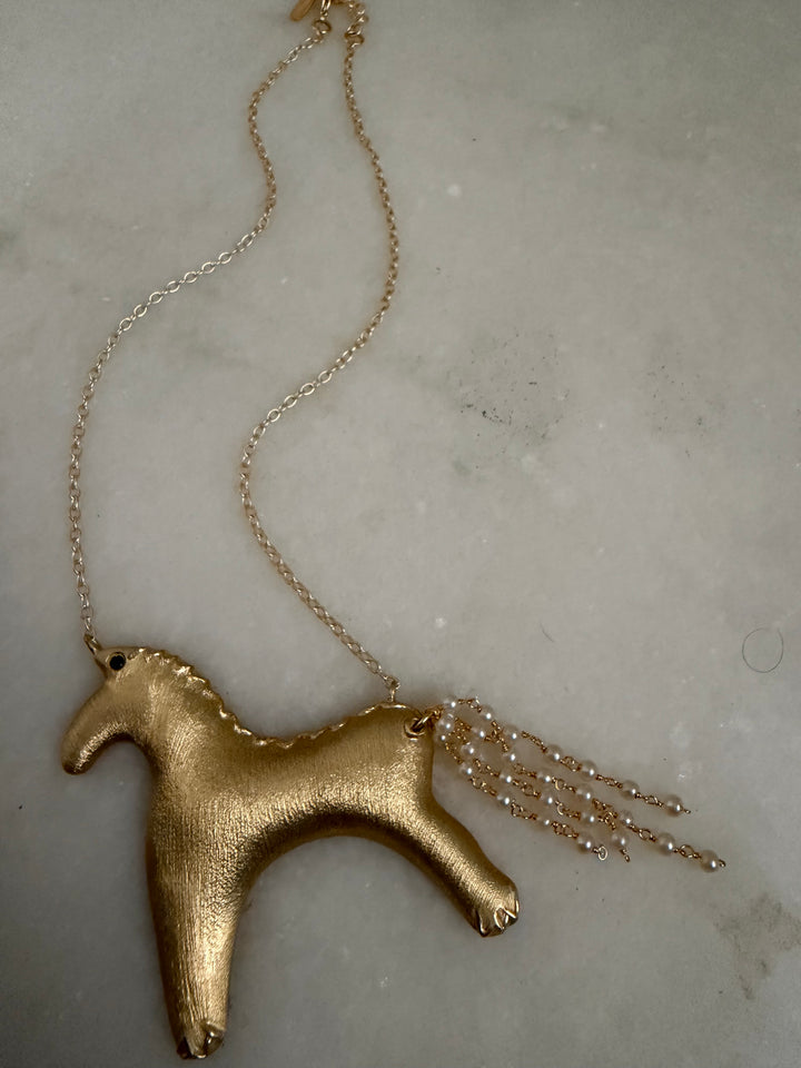 Nomad mare horse necklace