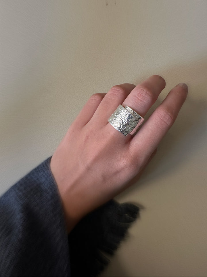 Silver Crust Ring