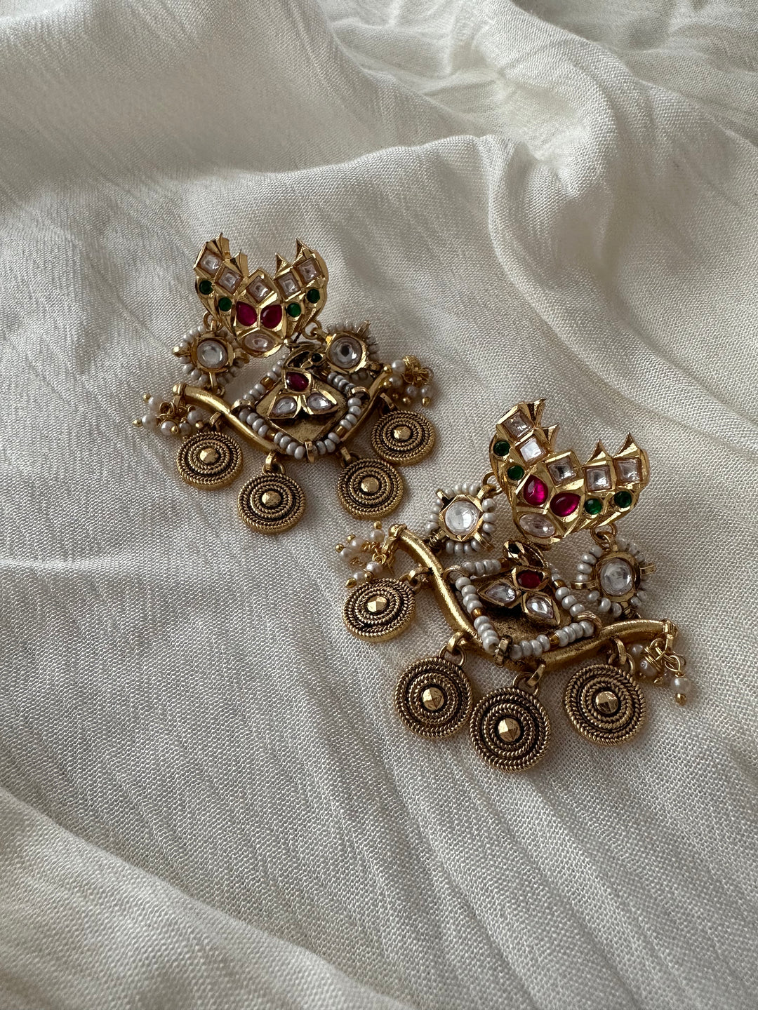 Jammu Heart Earrings