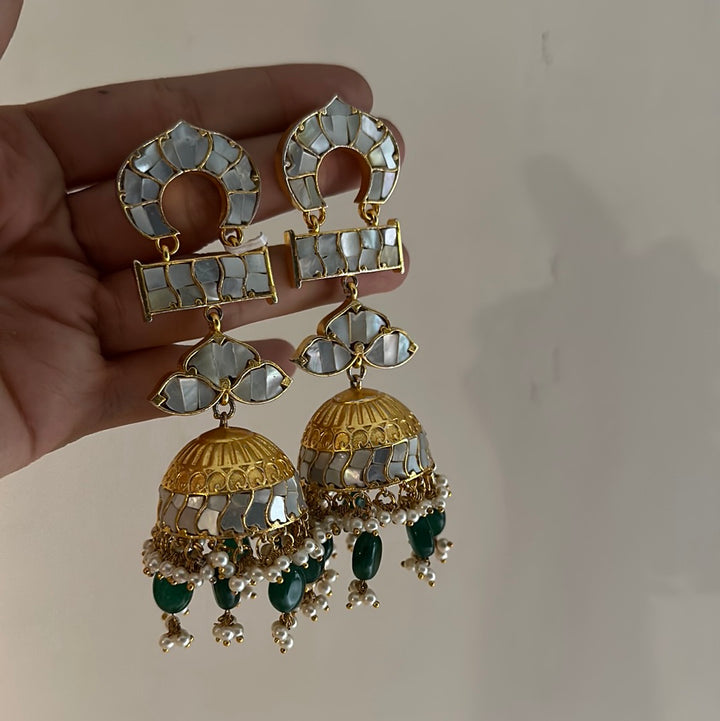 Milky Kusum Earrings