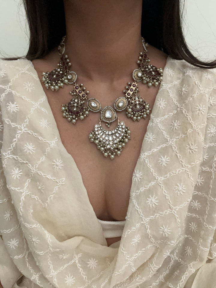 Mili long necklace set