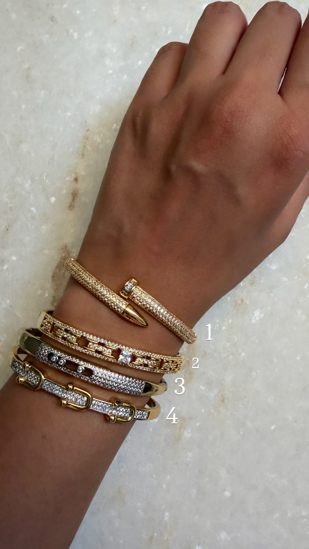 Patty summer stack bracelet