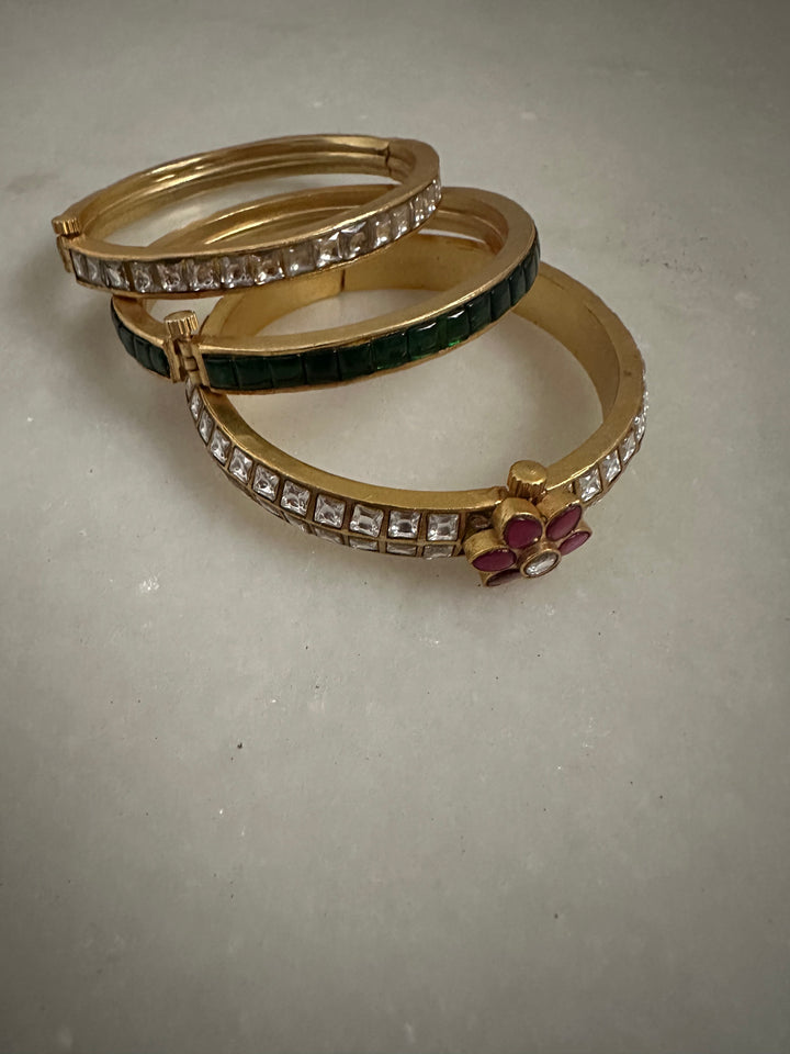 Classic kundan bangle bracelet