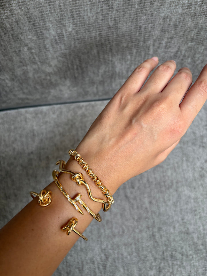 Raina gold stack bracelet