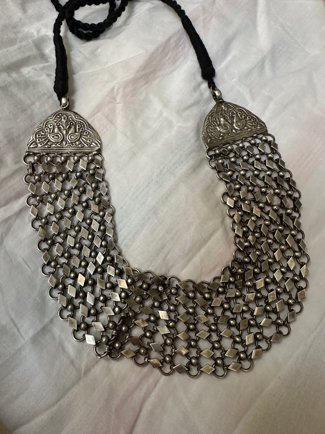 Sunanda silver 142 necklace