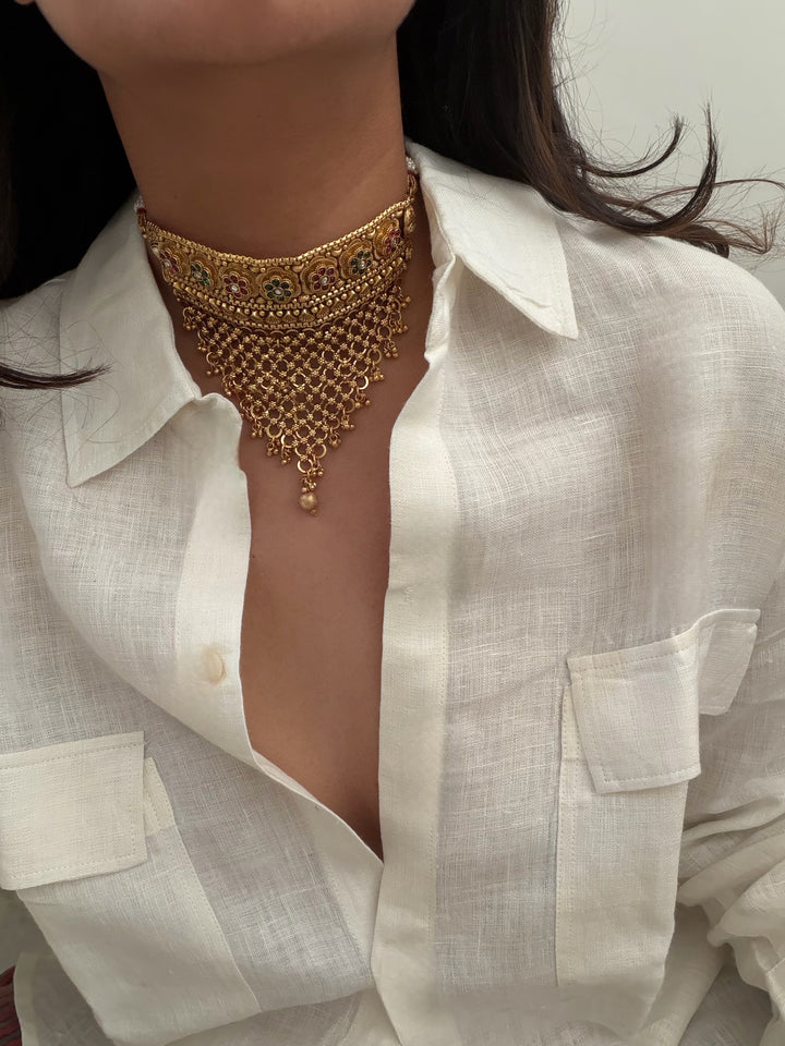 Devi drip necklace set